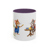 Town Mouse and Country Mouse Mug — Storybook Fairy Tale Accent Coffee Mug — MagicMeStudio — Front view — Photo 16