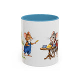 Town Mouse and Country Mouse Mug — Storybook Fairy Tale Accent Coffee Mug — MagicMeStudio — Front view — Photo 9