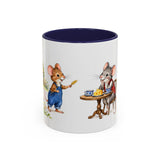 Town Mouse and Country Mouse Mug — Storybook Fairy Tale Accent Coffee Mug — MagicMeStudio — Front view — Photo 2