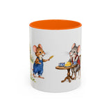 Town Mouse and Country Mouse Mug — Storybook Fairy Tale Accent Coffee Mug — MagicMeStudio — Front view — Photo 11