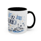 Uruguay Soccer Coffee Mug — Soccer Fan Gift — Accent Color Ceramic 11oz 15oz Match Day Cup — Right view — Photo 17