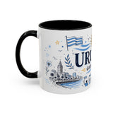 Uruguay Soccer Coffee Mug — Soccer Fan Gift — Accent Color Ceramic 11oz 15oz Match Day Cup — Left view — Photo 18