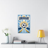 Uruguay Soccer Fan Art Poster — Matte Vertical Poster — World Cup 2026 Wall Decor — Product view — Photo 13