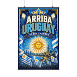 Uruguay Soccer Poster — Rally Fan Art Print — Soccer Wall Decor — Front view — Photo 3