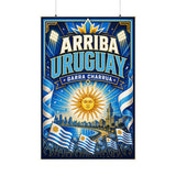 Uruguay Soccer Poster — Rally Fan Art Print — Soccer Wall Decor — Front view — Photo 5