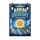 Uruguay Soccer Poster — Rally Fan Art Print — Soccer Wall Decor — Front view — Photo 2