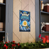 Uruguay Soccer Poster — Rally Fan Art Print — Soccer Wall Decor — Product view — Photo 10