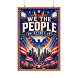 USA Soccer Poster — Rally Fan Art Print — Soccer Wall Decor — Front view — Photo 1