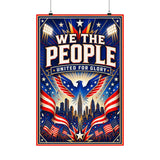 USA Soccer Poster — Rally Fan Art Print — Soccer Wall Decor — Front view — Photo 6