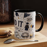 We Did It Class of 2026 Coffee Mug — Graduation Gift — Accent Color Ceramic 11oz 15oz — Product view — Photo 20