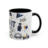 We Did It Class of 2026 Coffee Mug — Graduation Gift — Accent Color Ceramic 11oz 15oz — Right view — Photo 17