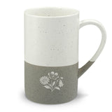 Wildflower Garden Engraved Speckled Ceramic Mug, 13oz, Minimalist Coffee Cup, Nature Inspired Gift — 6ad8743175bf325e530b993f_396996_146295_front