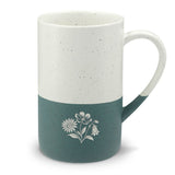 Wildflower Garden Engraved Speckled Ceramic Mug, 13oz, Minimalist Coffee Cup, Nature Inspired Gift — 6ad8743175bf325e530b993f_396994_146295_front