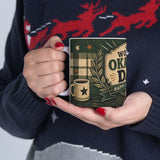 World's Okayest Dad Father's Day Coffee Mug — Dad Gift — Ceramic 11oz 15oz Cup — Product view — Photo 13