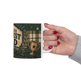 World's Okayest Dad Father's Day Coffee Mug — Dad Gift — Ceramic 11oz 15oz Cup — Product view — Photo 14