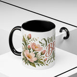 You Can Begin Again Mug, Botanical Inspirational Coffee Cup, Encouragement Gift, 11oz 15oz Accent Mug — 6ad86e584a87cc6e1a0e69cd_72180_102762_context-2