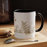 Young Raccoon Accent Mug | Watercolor Nature Coffee Cup | 11oz 15oz Woodland Animal Gift — 11oz / Black — context-1