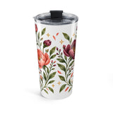 Your Season Will Bloom 20oz Tumbler, Botanical Inspirational Quote Gift, Insulated Stainless Steel Travel Cup — Back view — Photo 2